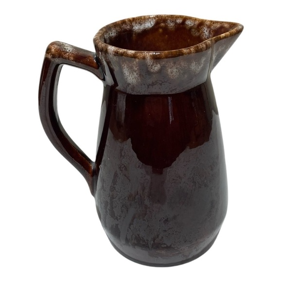 Vintage Hull USA Ovenproof Drip Glaze Pitcher - Picture 4 of 7